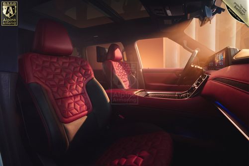 Armored Nissan Patrol luxury interior